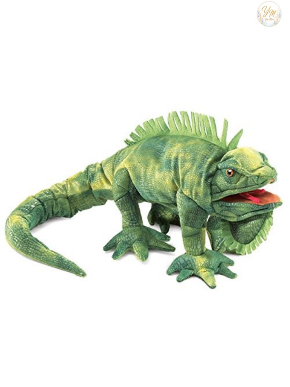 Folkmanis Iguana Plush Hand Puppet Award Winning Pretend Play Toy